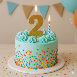 Torte zum 2. Vereinsjubiläum